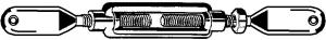 TENDEUR PLAT RECTANGULAIRE AC-ZN M16 DINeq1480