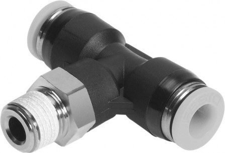 QBT-1/4-5/16-U-M Raccord enfichable en T