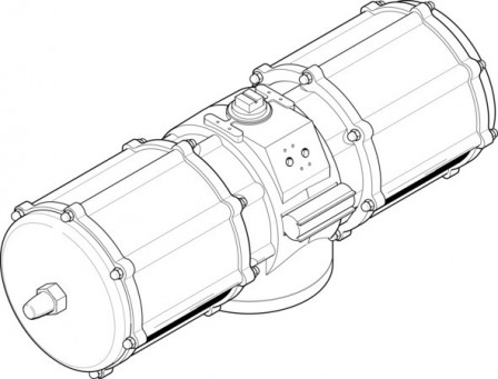 DAPS-4000-090-RS3-F25 Vérin oscillant