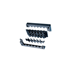 Plaque 12entrées câbl 112x36mm