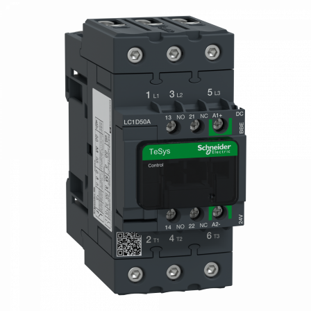 TeSys D - contacteur - 3P(3NO) - AC3 - <= 440V 50A - 24Vcc - Everlink