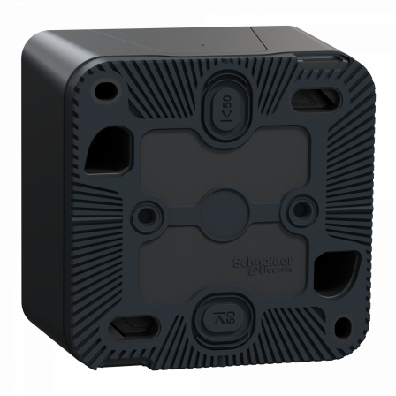 Mureva Styl - Double va et vient - saillie - IP55 - IK08 - connexion auto - gris