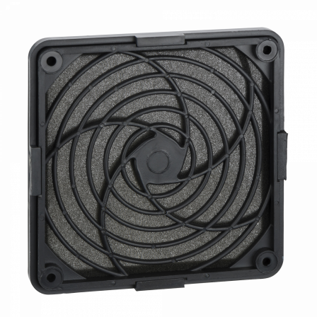 ClimaSys - grille sortie - noire - 124x124x11mm