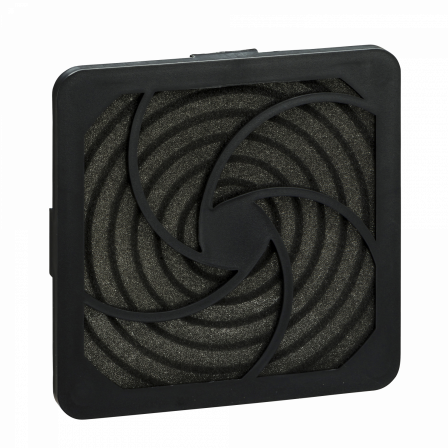 ClimaSys - grille sortie - noire - 124x124x11mm