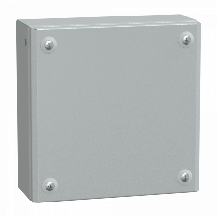 PanelSeT SBM - boite acier - 200x200x80mm - couvercle plein