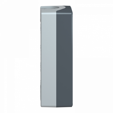 Harmony XAL - boite 4 trous Ø22 - couvercle gris foncé - fond gris clair