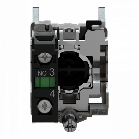 Harmony XB4 - bouton poussoir à impulsion - Ø22 - vert - 1F - vis étrier