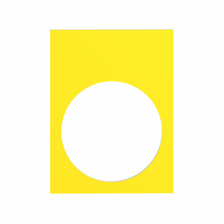 Harmony - étiquette - 30x40mm - 1 face blanche, 1 face jaune -sans marquage