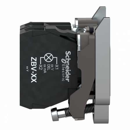 Harmony XB4 - corps bouton poussoir lumineux BA9s - 1F - 250V max - vis étrier