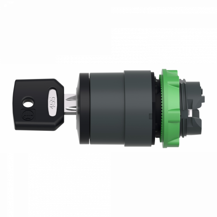 Harmony XB5 - tête bouton tournant à clé spec - Ø22 - 2 pos fix - retr G
