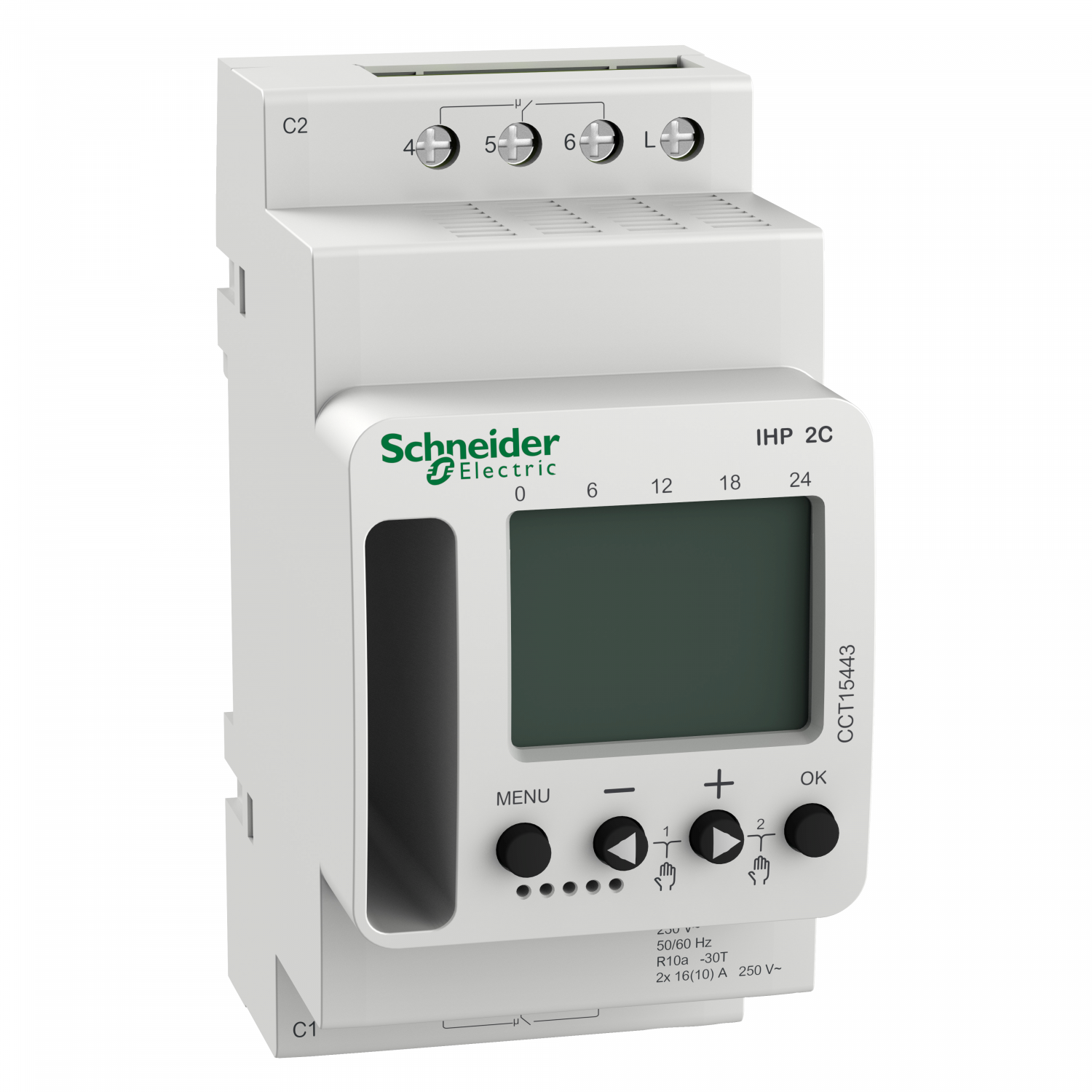 Acti9 IHP - interrupteur horaire programmable - 2 canaux