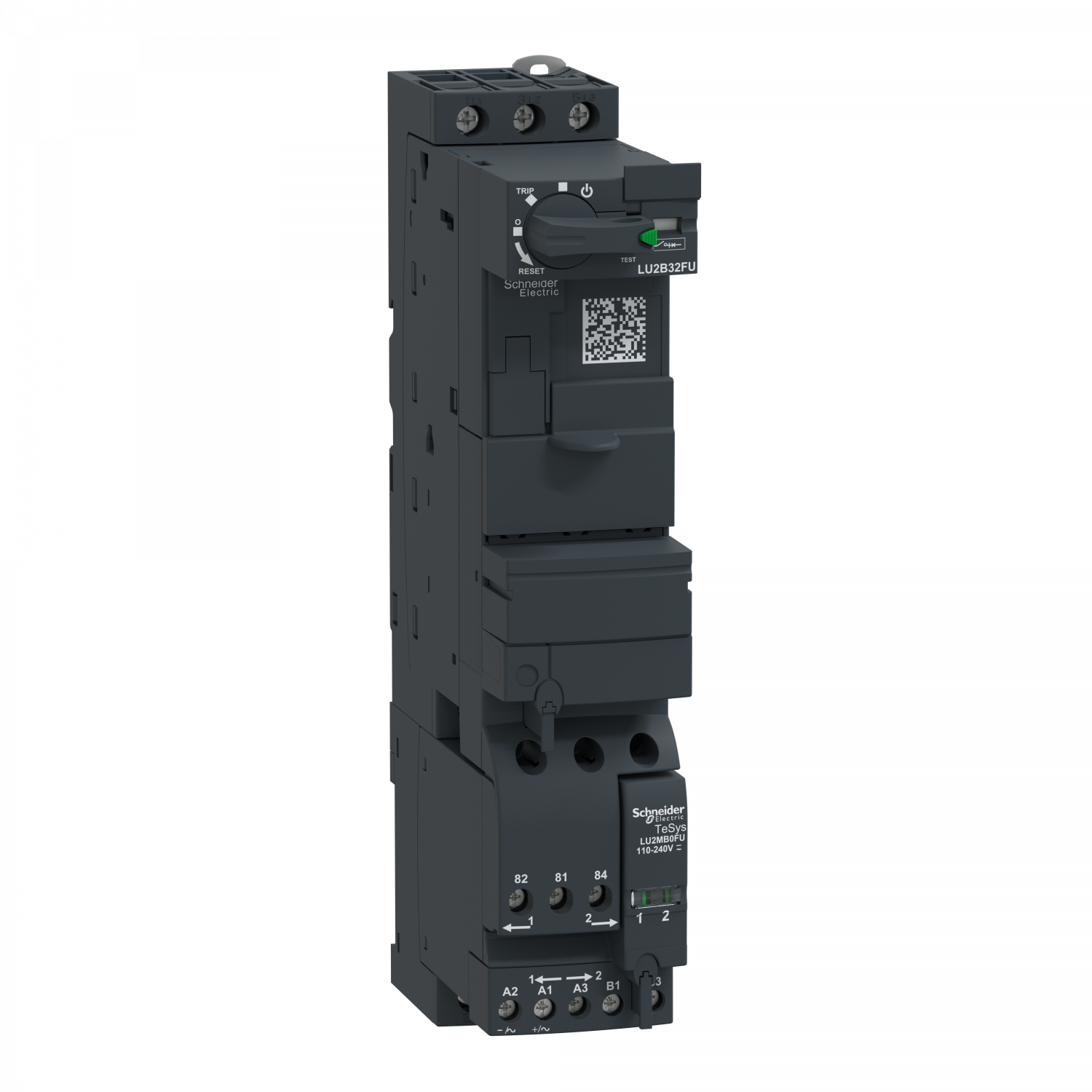 TeSys U - base puissance - 32A - circ. de cont. bornes à vis-étriers 110..220Vcc