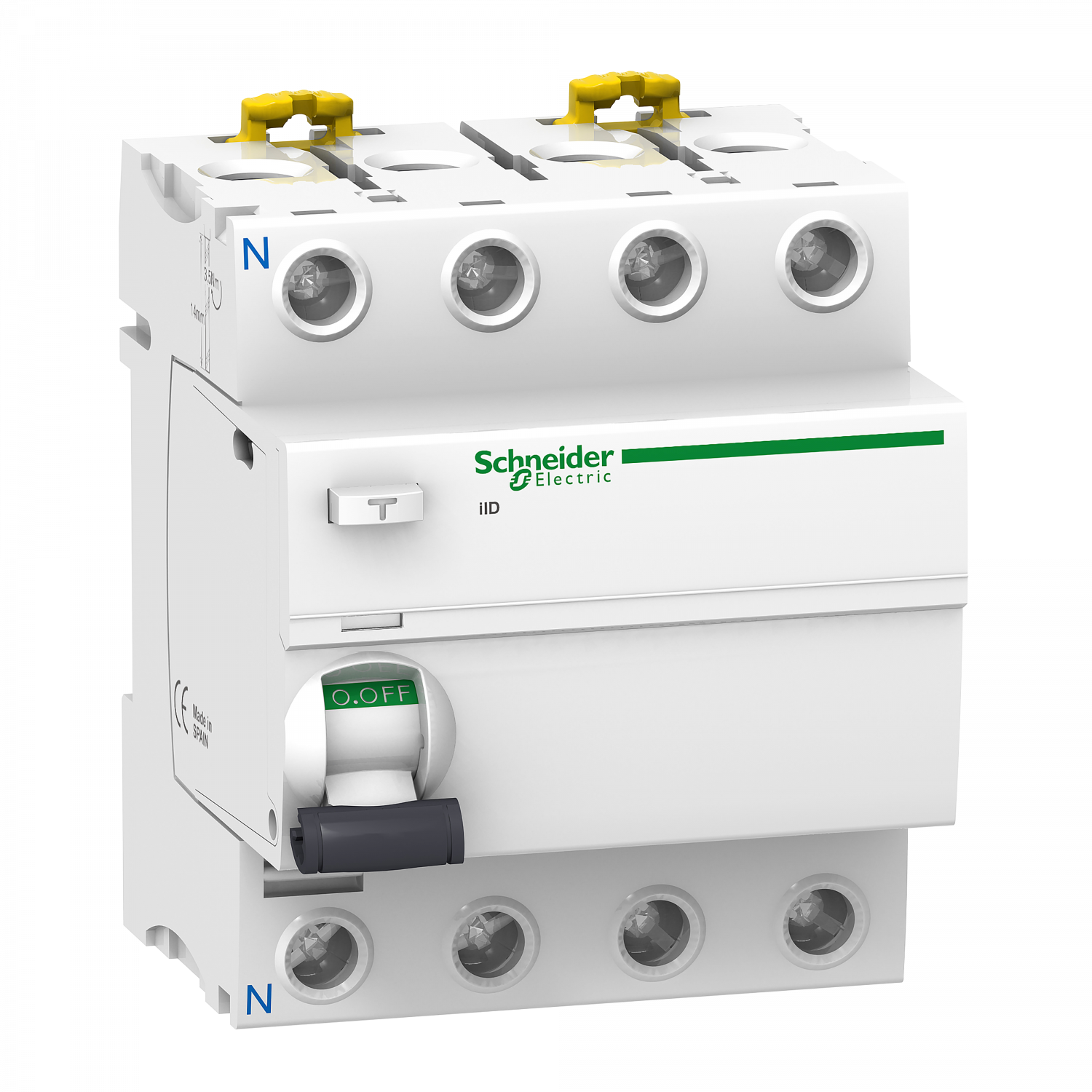Acti9, iID interrupteur différentiel 4P 25A 300mA type AC