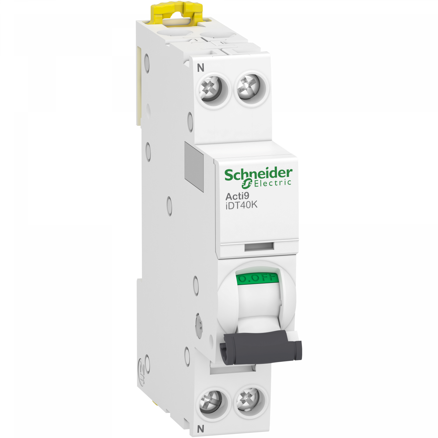 Acti9 iDT40K - Disjoncteur modulaire - 1P+N - 40A - Courbe C - 4500A/4,5kA