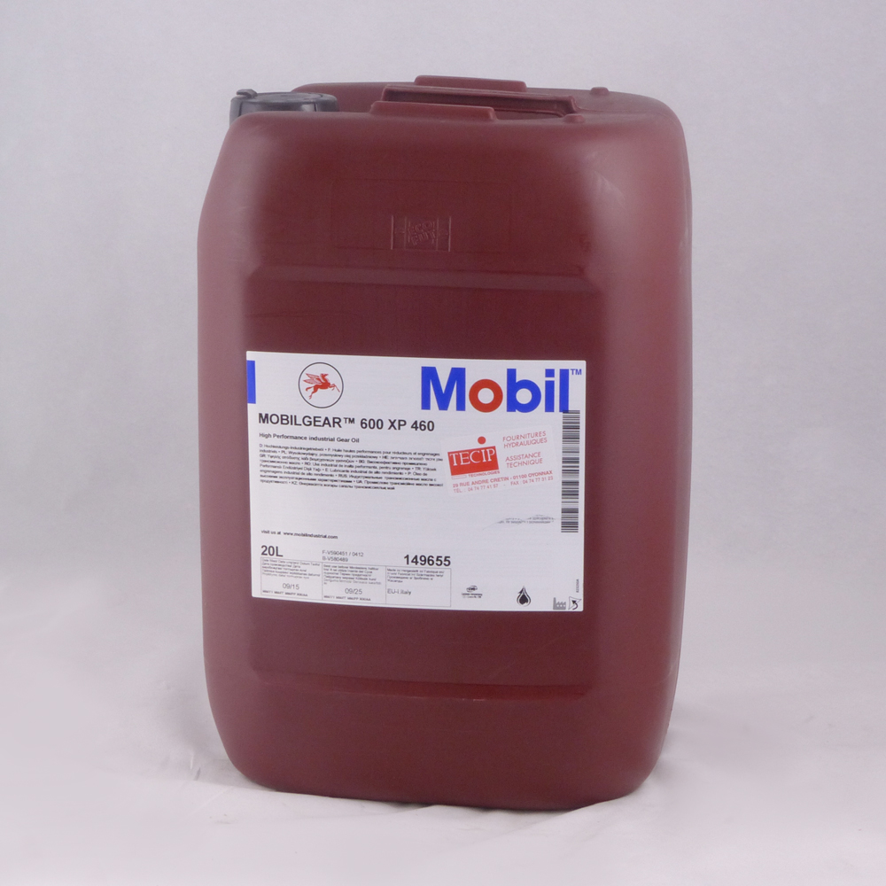 Huile MOBILGEAR 600 XP 460 bidon de 20L
