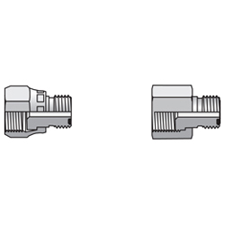 REDUCTION DE TUBE ECROU LIBRE ACIER F ORFS 11/16
